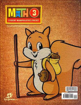 BJU Press Math 3 Student Manipulatives Packet, 4th Edition