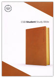 CSB Student Study Bible, Ginger, LeatherTouch