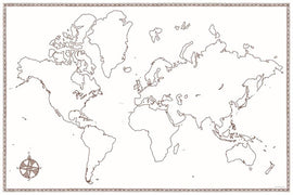World Map by Beautiful Feet Books