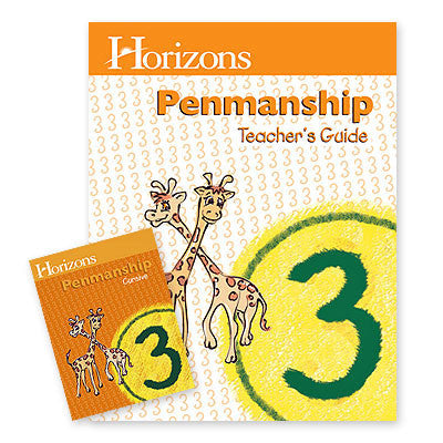 Horizons 3rd Grade Penmanship Set