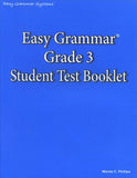 Easy Grammar Grade 3 Test Booklet