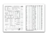 Lab Notebook 100 Pages Top Permanent Bound Glued (Copy Page Perforated)