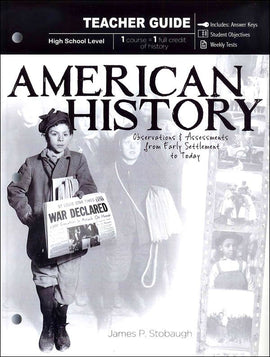 American History Teacher Book, by James Stobaugh
