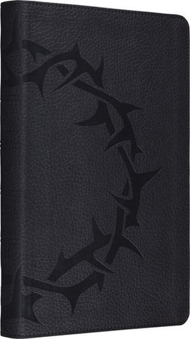 ESV Thinline Bible (Charcoal with Crown Design - Imitation Leather)