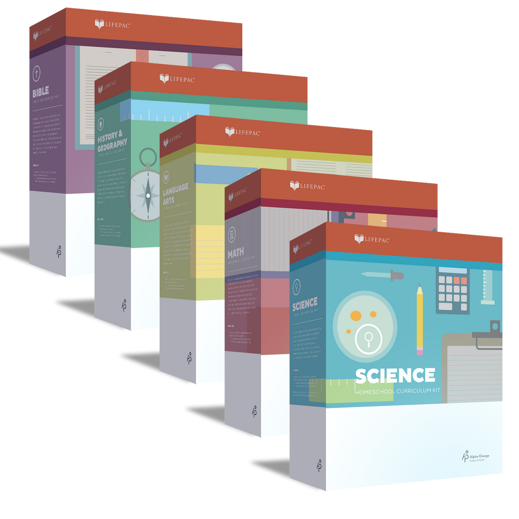 LifePac Set - 4th Grade (5 subjects)
