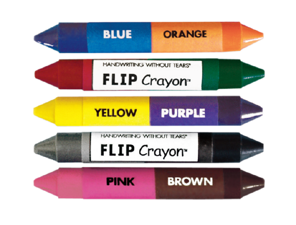 Melissa & Doug Jumbo Triangular Crayons - 10-Pack, Non-Roll, Flip-Top Case