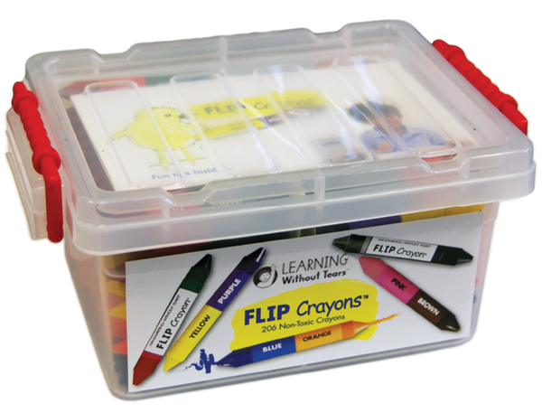 Melissa & Doug Jumbo Triangular Crayons - 10-Pack, Non-Roll, Flip-Top Case