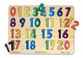 Numbers Sound 21 Piece Puzzle by Melissa and Doug