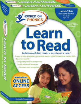 Hooked on Phonics Learn to Read - First Grade Set (Levels 5 & 6)