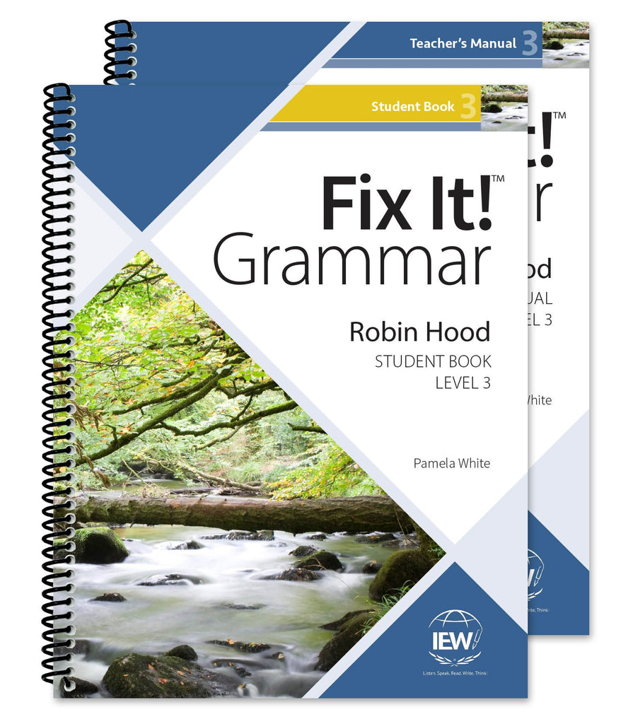 Fix It! Grammar Level 3: Robin Hood Teacher/Student Combo (Grades 6-8)