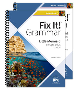 Fix It! Grammar Level 6: Little Mermaid Teacher/Student Combo (Grades 9-12+)