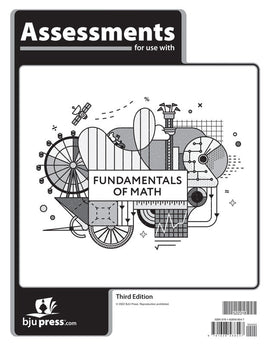 BJU Press Fundamentals of Math Assessments (Tests) Grade 7, 3rd Edition