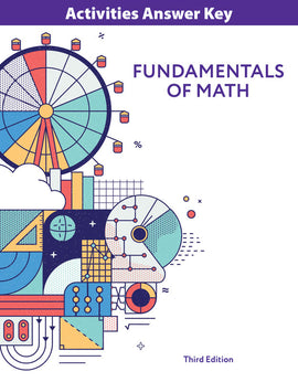 BJU Press Fundamentals of Math Activities Answer Key, Grade 7, 3rd Edition