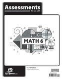 BJU Press Math 6 Assessments (Tests), 4th Ed