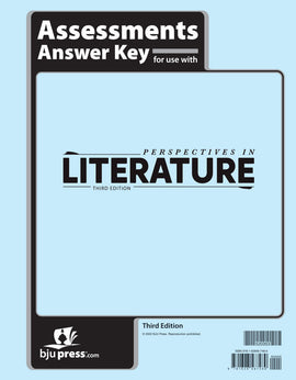 BJU Press Perspectives in Literature Assessments Answer Key Grade 6, 3rd Edition