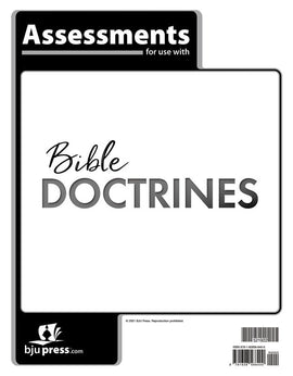 BJU Press Bible 10, Doctrines for a Biblical Worldview Assessments (Tests), 1st Ed