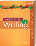 Grammar for Writing Grade 10 Teacher's Edition