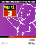 BJU Press Math 3 Student Manipulatives Packet, 3rd Edition