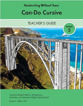 Can-Do Cursive 2025 Teacher's Guide (Grade 5 & Up) - Handwriting Without Tears