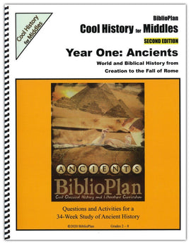 BiblioPlan's Cool History for Middles: Ancient History