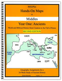 BiblioPlan's Hands-On Maps for Middles: Year One - Ancients, 2nd Edition
