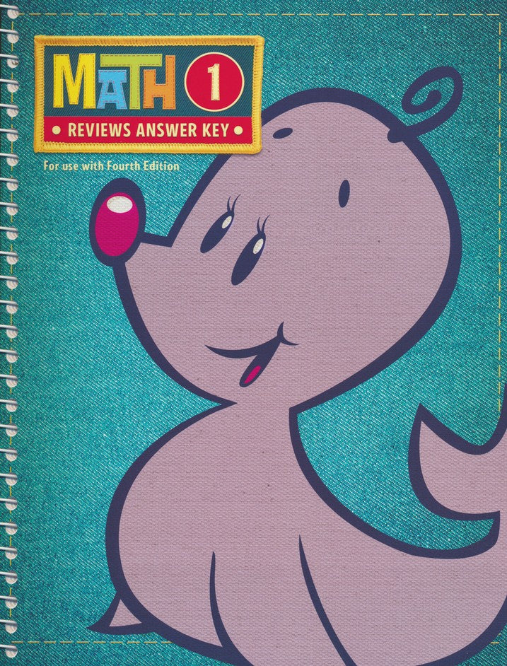 BJU Press Math 1 Reviews Answer Key, 4th Edition R.O.C.K. Solid Home