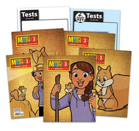 BJU Press Math 3 Home School Kit, 4th Edition