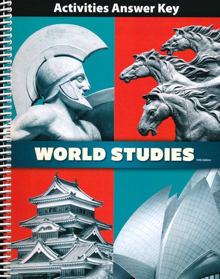 BJU Press World Studies Student Activities Answer Key, 5th Edition (7th Grade)