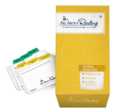 All About Reading Review Box (Optional)