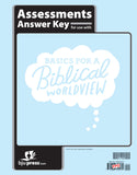 BJU Press Bible 6 Assessments Answer Key, Basics for a Biblical Worldview, 1st Edition