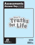 BJU Press  Bible 2: Truths for Life Assessments Answer Key, 1st ed