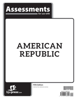 BJU Press American Republic Assessments, 5th Edition