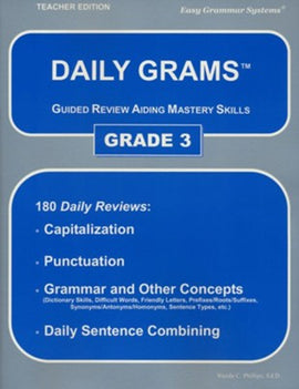 Daily Grams: Guided Review Aiding Mastery Skills  Grade 3