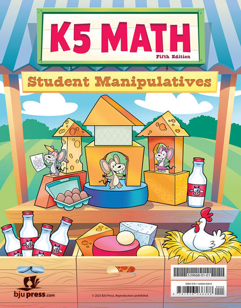Math Manips BJU Press K5 Math Manipulatives Packet, 5th Edition | R.O.C.K. Solid ...