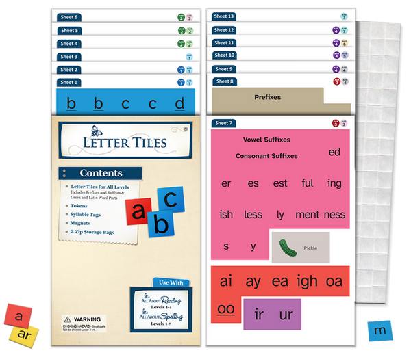 All About Reading And All About Spelling Letter Tiles Optional R O All about reading and all about spelling letter tiles optional r o