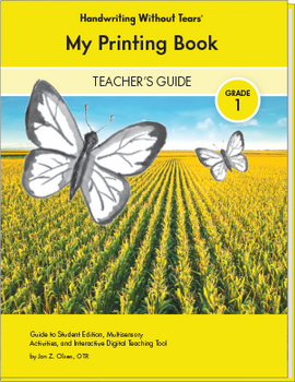 My Printing Book 2025 Teacher's Guide (Grade 1) - Handwriting Without Tears