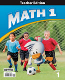 BJU Press Math 1 Teacher Edition, 5th ed.