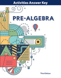 BJU Press Pre-Algebra Activities Answer Key, 3rd ed.