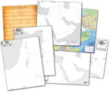 Bible Lands Activity Maps (Paper)