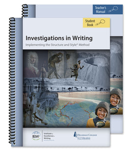 Investigations in Writing Teacher/Student Combo