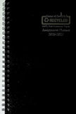 Student Assignment Planner (Grades 6-12)  August 2026 - August 2027 (5" x 8") Black Leatherette