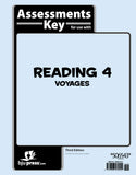 BJU Press  Reading 4 Assessments (Tests) Answer Key, 3rd ed.