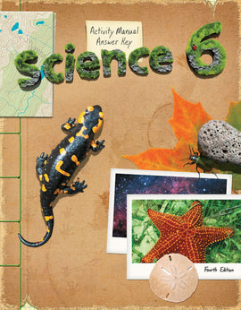 BJU Press Science 6 Student Activities Answer Key, 4th Edition