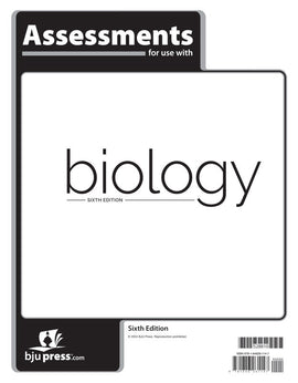BJU Press Biology Assessments (Tests), 6th Edition