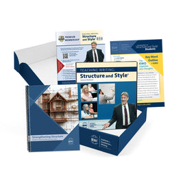 Teaching Writing: Structure and Style, Third Edition Forever Streaming* Video Seminar, Workbook, Premium Membership