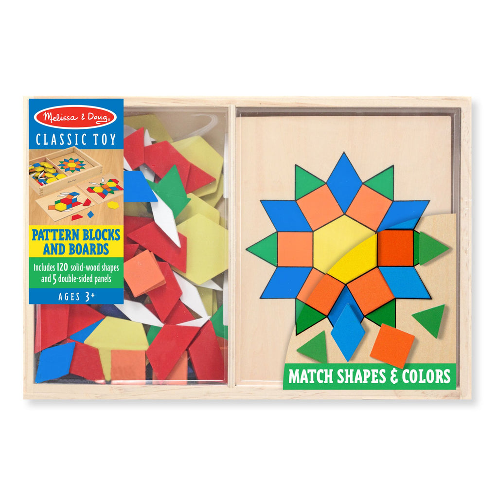 Pattern Blocks and Boards Classic Toy by Melissa & Doug