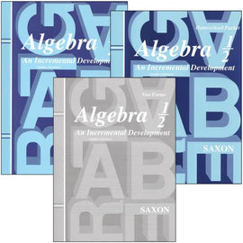 Saxon Math Algebra 1/2 Basic Kit, 3rd Edition