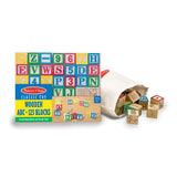 Wooden ABC/123 Blocks by Melissa & Doug