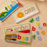 See and Spell Learning Puzzles (Wooden) by Melissa & Doug