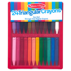 Triangular Crayon Set of 24 by Melissa & Doug